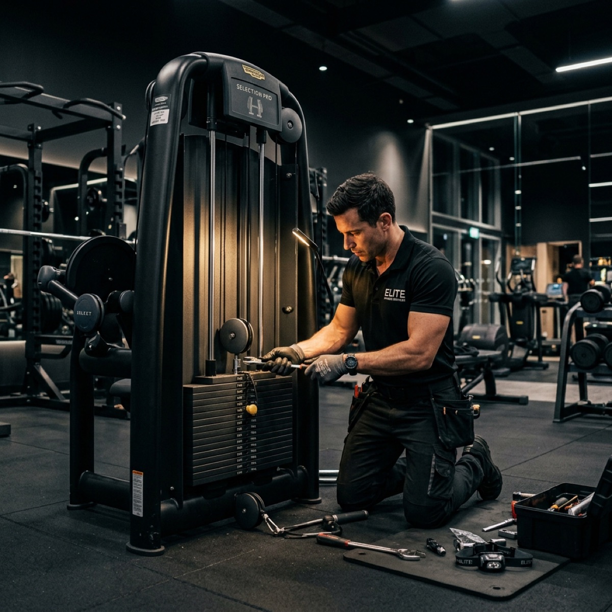 Equipment Maintenance Action Shot