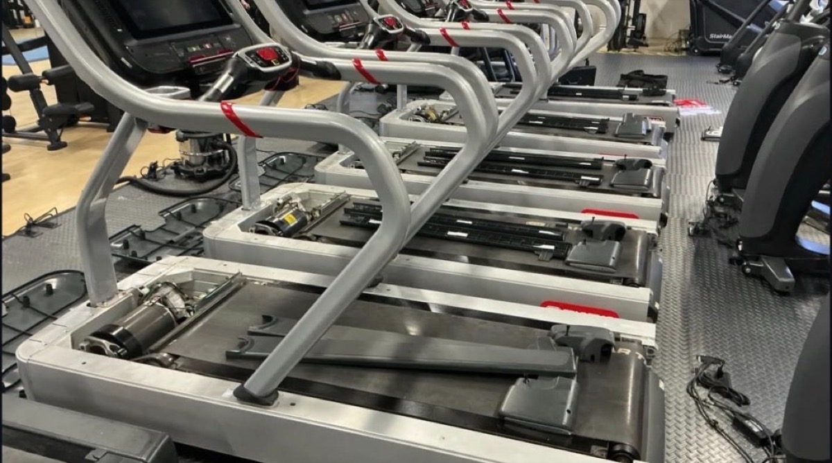 Commercial gym fitness treadmill breakdown and repair in Bay County