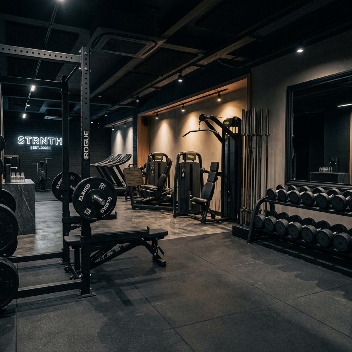 Premium Commercial Gym Environment